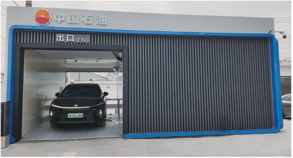 Automated battery swapping station